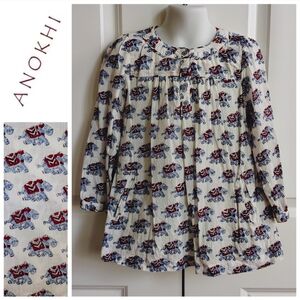 Anokhi Floral Tunic Blouse (Indian Brand)